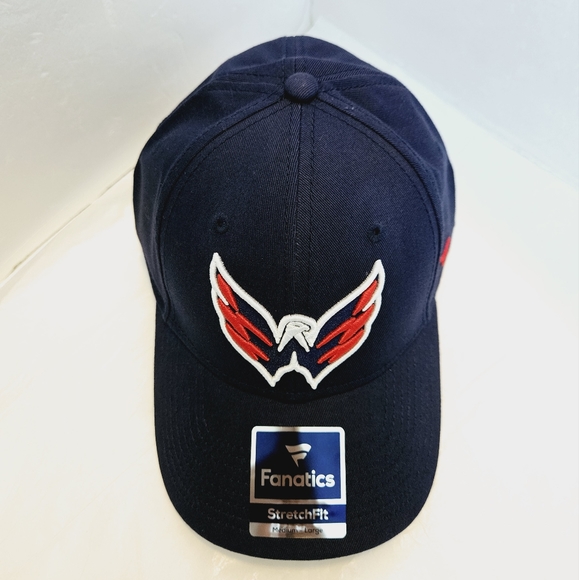 Fanatics Branded Washington Capitals Navy Authentic Pro Rink Flex Men's Cap - Picture 3 of 11